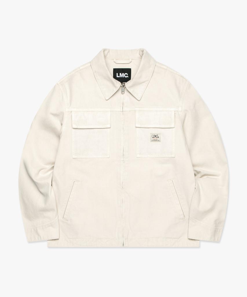 Lmc Pigment Dyed Work Jacket Ivory