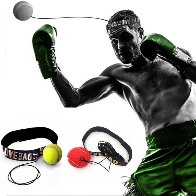Boxing Training Fight Ball Head Band Reflex Speed Punch Combat Muscle Exercise