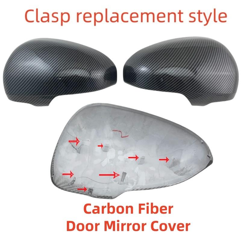 For Toyota Prius XW30 30 2009-2015 2010 2012 2013 Black Carbon Rearview Shell Car Modification Accessories Door Mirror Cover