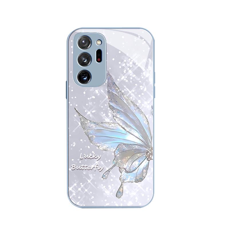 Samsung A04S Crystal Butterfly A13ins Wind 15 Gradient Note 40 All-inclusive Anti-fall Liquid Pro Phone Case.