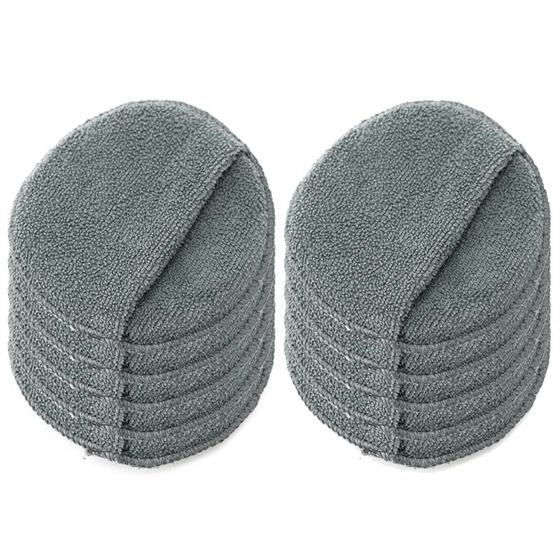 2/5/10Pcs 5-inches Microfiber Wax Applicator Pad Ultra Soft Car Polishing Sponge with Finger Pocket Auto Care Polish Foam Sponge