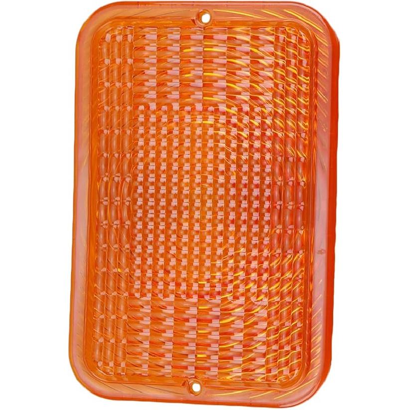 BLUESUNSOLAR 2X Amber Lens LVU18745 Tail Light Lens Replacement for John Deere Tractor 1023E 1025R 1026R 2025R 2027R 2032R 2038R 2305 2320 2520 2720