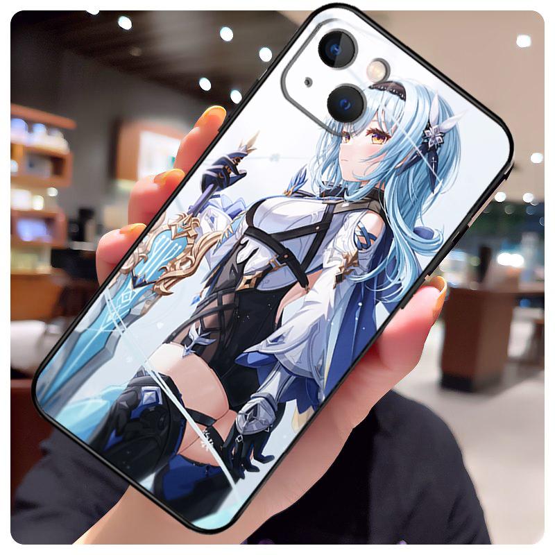 Genshin Impact Eula Case For iPhone 17 Pro Max 15 14 13 11 12 16 Pro Max mini 15 16 Plus 16e 17 Air Phone Cover