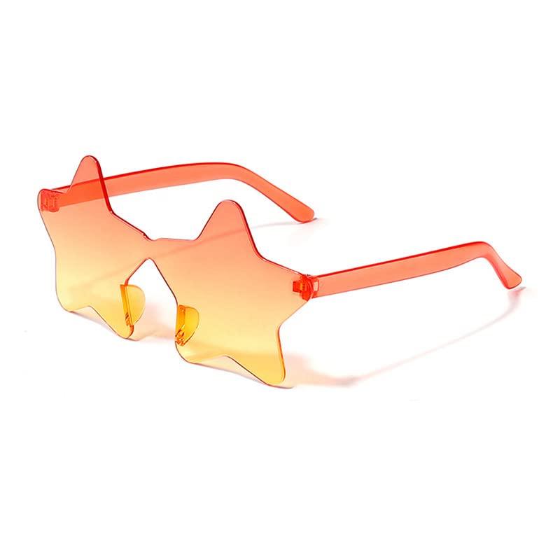 

Funny Sunglasses Party Star Glasses If you are aiming for a unique Candy color fashion! (Sunset Yellow)