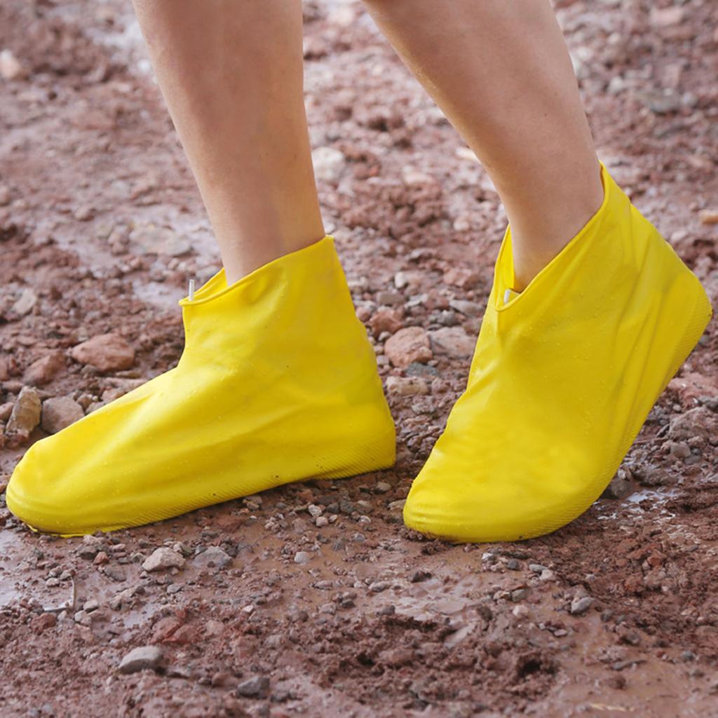 Waterproof Shoe Covers Anti Slip Lightweight Comfortable Rain Shoe Covers for Adults for Outdoor Travel M Size: