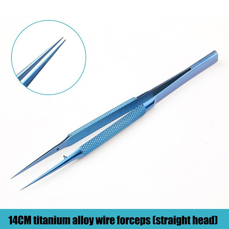 Precision Titanium Alloy Tweezers Professional Repair Fingerprint Fly Line Phone Motherboard Antimagnetic Electronics Forceps