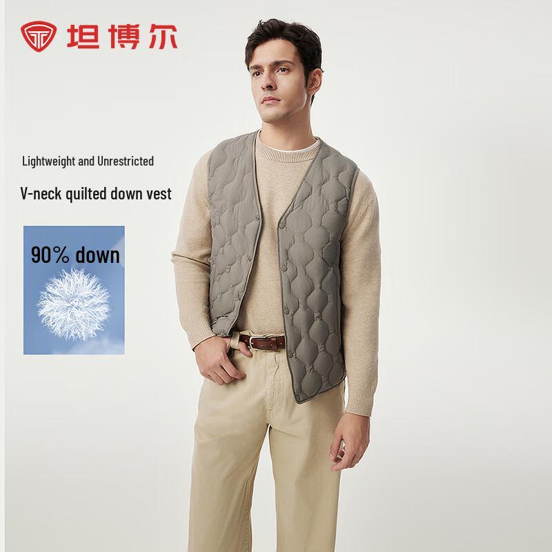 

TEMPURE Мужской универсальный короткий пуховый жилет TF236011 175