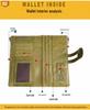 Vintage Women's RFID Snap Closure Leather Wallet, Large Capacity with Multi-Card Slots and Coin Purse
