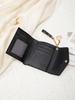 New Women's Chic Retro Card Holder Wallet Fashion Print Multifunctional Short Coin Purse PU Portable Ultra-thin Small Wallet