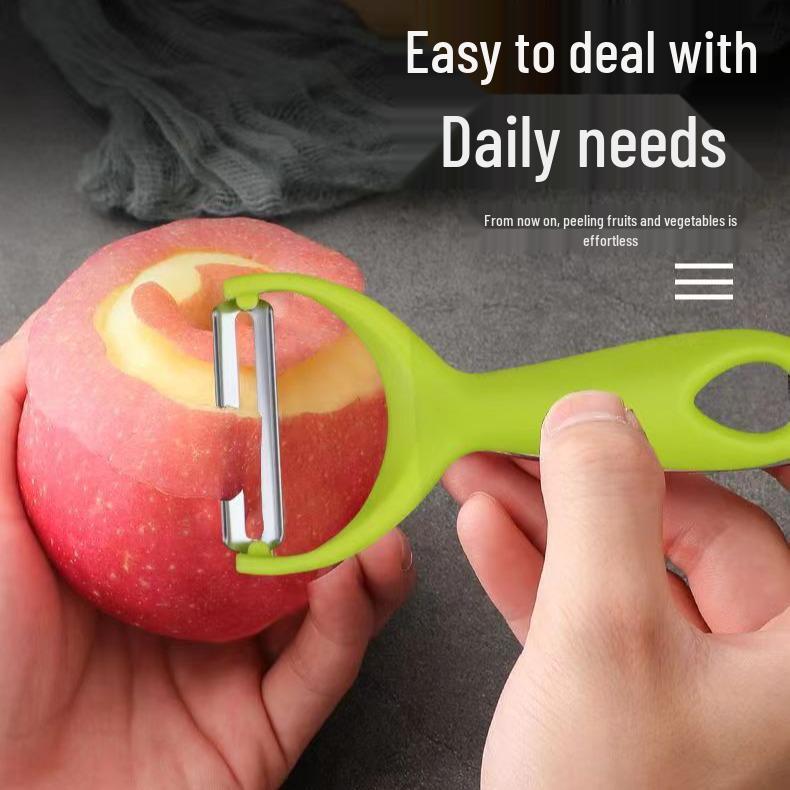 Multifunctional Stainless Steel Peeler for Fruits & Vegetables – Perfect for Melons, Potatoes, and Apples