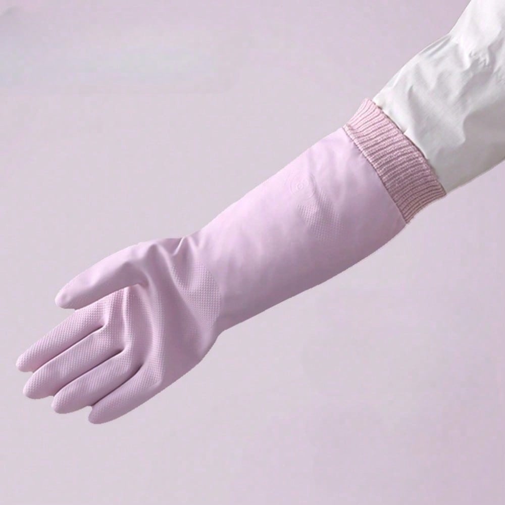 Dishwashing Gloves, Kitchen Women's Household Waterproof Cleaning Thickened Durable Laundry Work Housework
