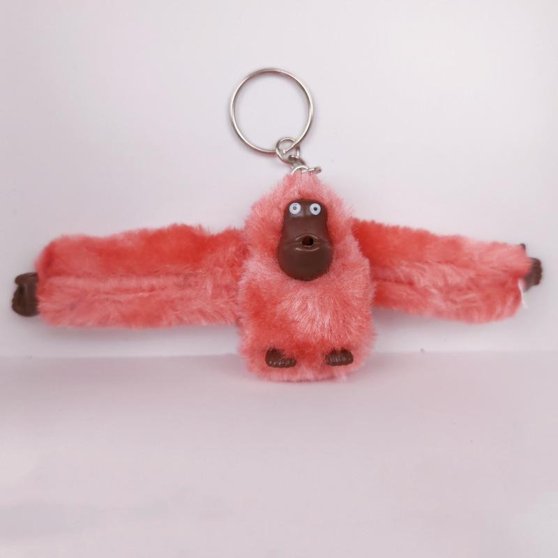 Cute Long-Tailed Monkey Key Chain Cartoon Cute Monkey Keychain Plush Toy Doll Bag Accessories Gift For Children