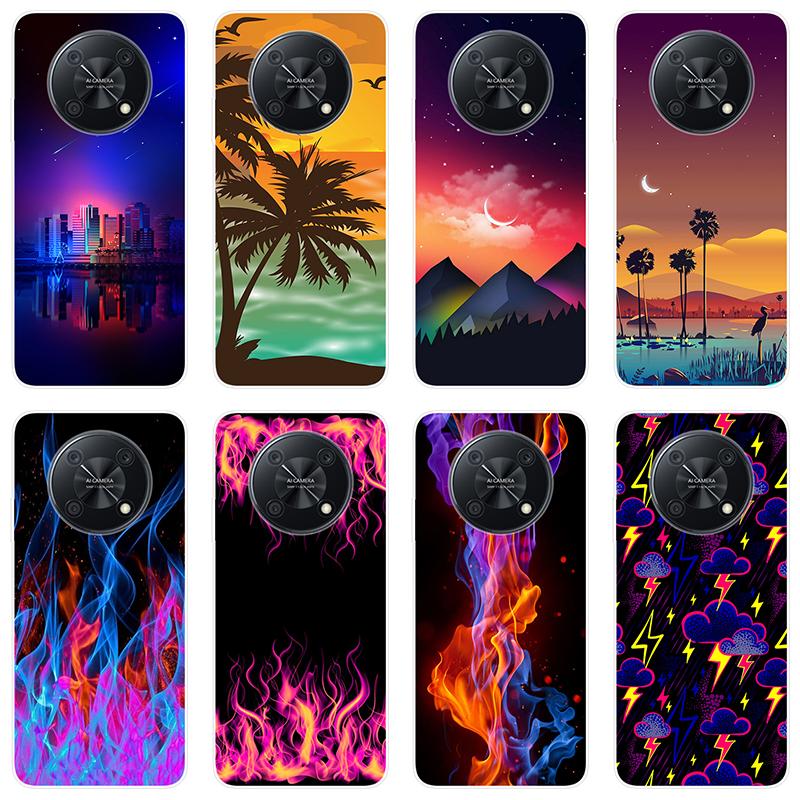 For Huawei nova Y90 Y 90 novaY90 Case Soft Silicone Back Cover Cartoon Phone Case Diversification