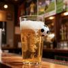Plastic Cup With Soccer Ball Design For Beer 550ml