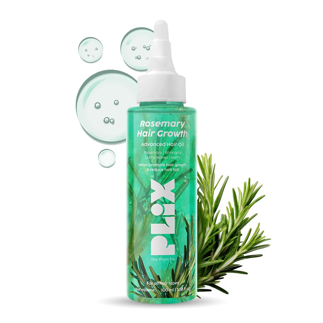 PLIX The Plant Fix Rosemary Hair Growth Advanced Hair Oil 100ml With Bhringraj Extract