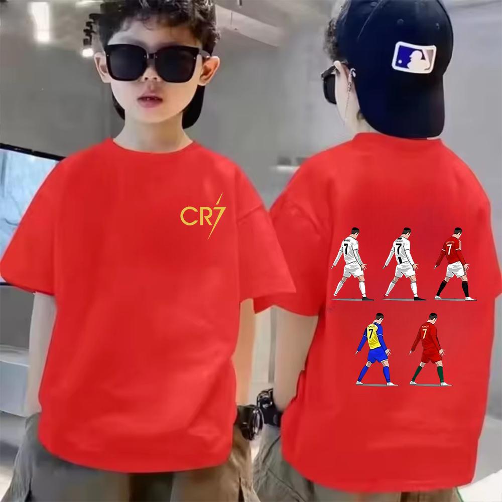 

Summer sports children s T-shirt boys and teenagers casual fashion short sleeved children s idol clothing sports T-shirt 150