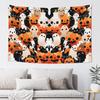 Pumpkin Ghost Pattern Customized Tapestry  Wall Hanging Blanket Tapestry Home Decor Items Wall Decorations