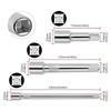 1/2Inch Drives Socket Extension Powerful Force for Compact Area for DIY Enthusiasts Effortless Screw and Nut Fastening
