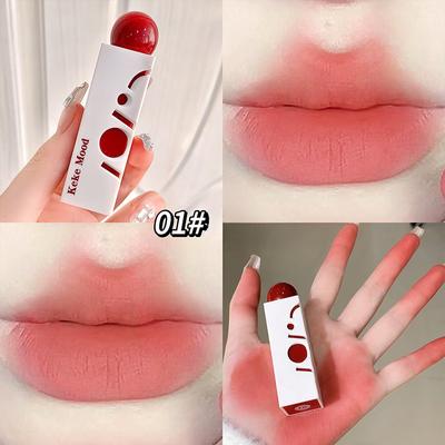 Pure Desire Cream Square Lip Glaze Matte Velvet Matte Non-fading Whitening Lipstick