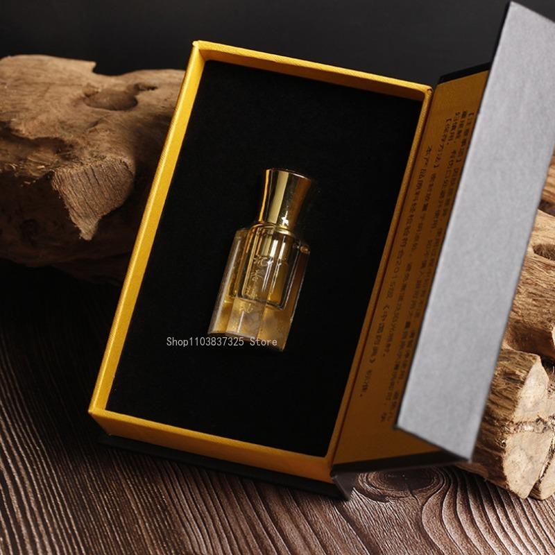 1g Gift Box 99.9% Natural Kalimantan Agilawood Essential Oil Indoor/Yoga Incense/Car Sachet/Soothing/Religious Ritual Fragrance 1g Qinan Agarwood