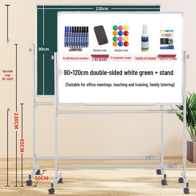 Mobile Magnetic Whiteboard Stand for Office, Meetings, Teaching, and Displays