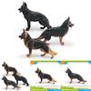 German Shepherd Animal Model Pvc Decorative Figurine For Kids And Collectors