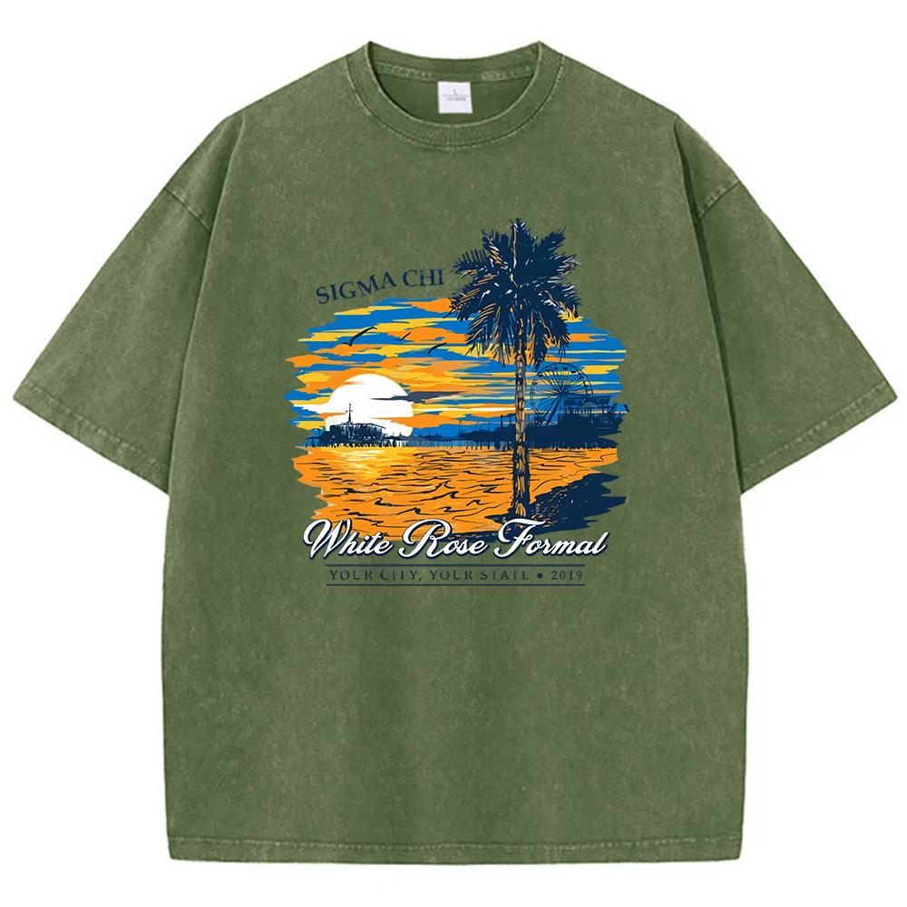 Sigma Chi Joimal Your City Your State Printed Boy Tshirt Lovely Street T Shirts Outdoor Design T-Shirt Holiday Loose Tops