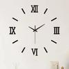 Creative DIY Clock Wall Clocks, Roman Art Clocks, Simple Wall Clocks Without Drilling Holes, Living Room Decorative Wall Clocks