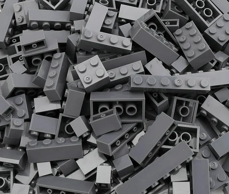 1KG Building Blocks Lot Pack City Classic Bricks Sorted By Color Bricks Block Plate Creative Toy