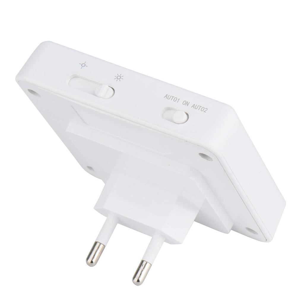 YOC Adjustable Infrared Sensor Night Light, Stepless Dimming, EU Plug, Warm & Cool White.