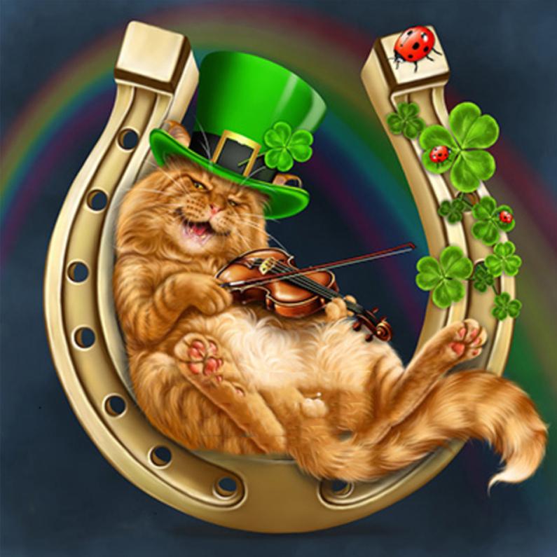 5D DIY Diamond Painting Cat Cross Stitch Kits Diamond Embroidery Animal Needlework Mosaic Full Square Decor For Home