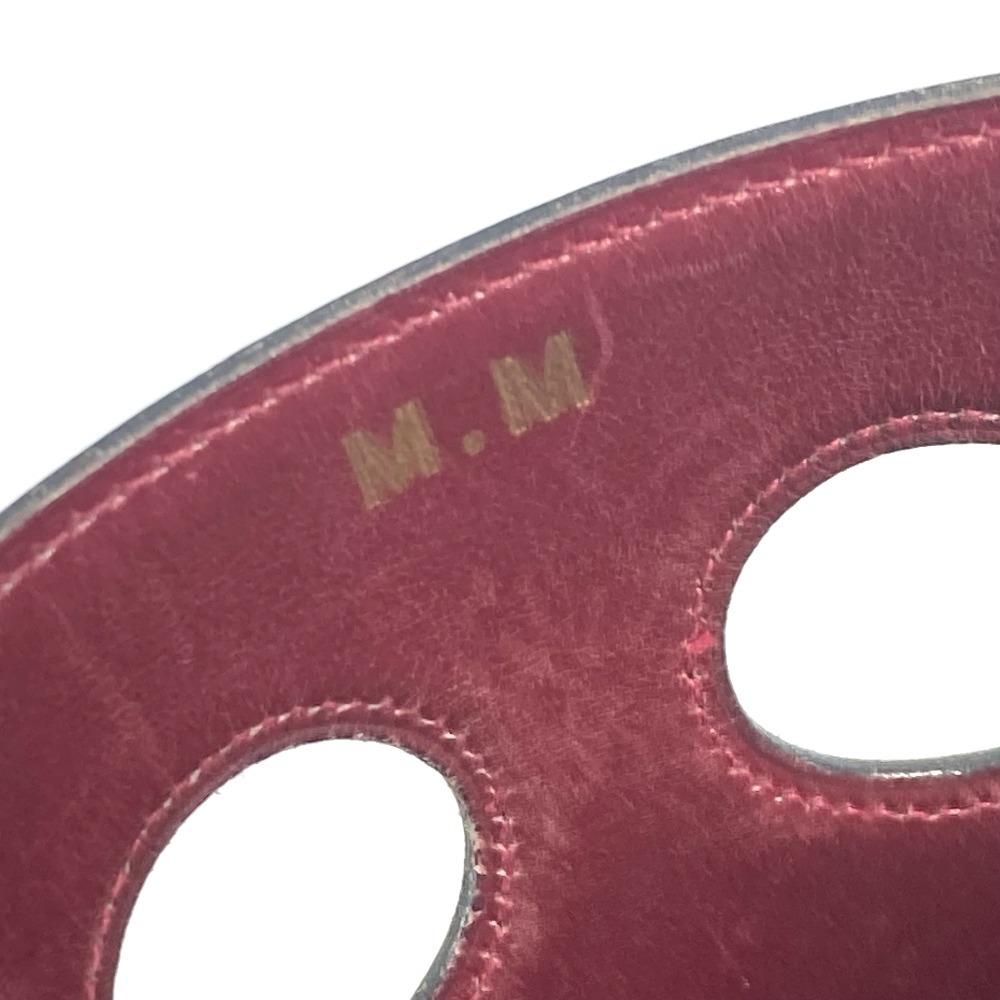 HERMES vintage Alix Crossbody Shoulder Bag Leather Bordeaux Based/GoldHardware