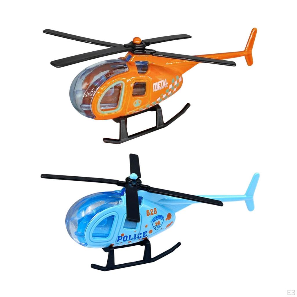 1/64 Diecast Alloy Helicopter Collection Aircraft Desktop Display Metal Model Airplane Toy for Boys