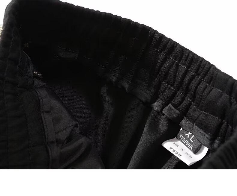 2025 Men's Casual Sports Hoodie and Joggers Set with Three Stripes