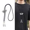 Vintage Western Cowboy Bolo Tie Butterfly Necktie Punk Lariat Necklace Costume Accessory Bolo Tie Western
