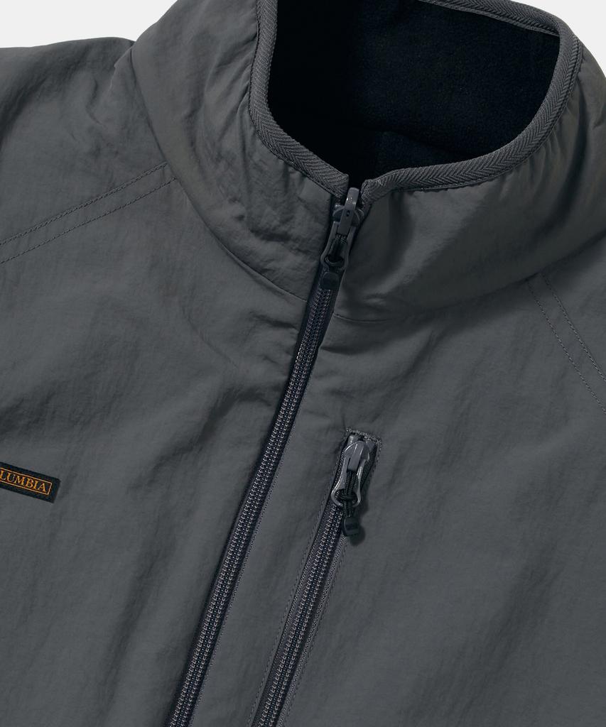 Columbia University Trajan Label Reversible Nylon/Pp Vest_Charcoal