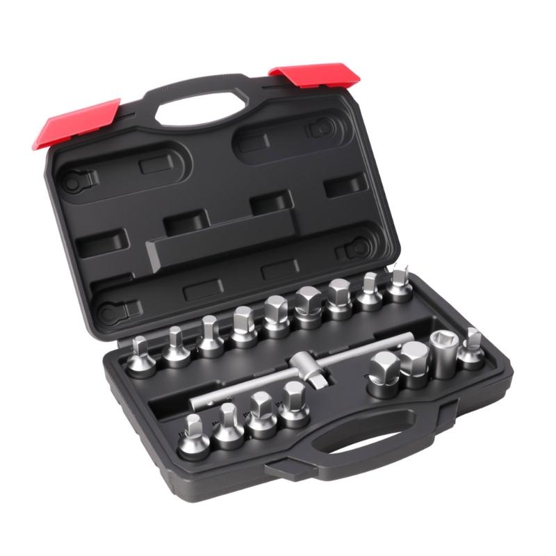 

Multiple Size Socket Wrench Kit For Vehicle Repair Features Antislip Design High Strength Alloy Steel And Ergonomic Grip 1
