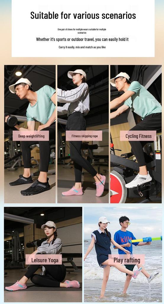 Unisex Quick-Dry Non-Slip Outdoor Water Shoes—Breathable, Lightweight for Fitness & Sports