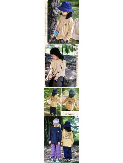 Chlapecké tričko s dlouhým rukávem z čisté bavlny s horským motivem - Podzim/Jaro