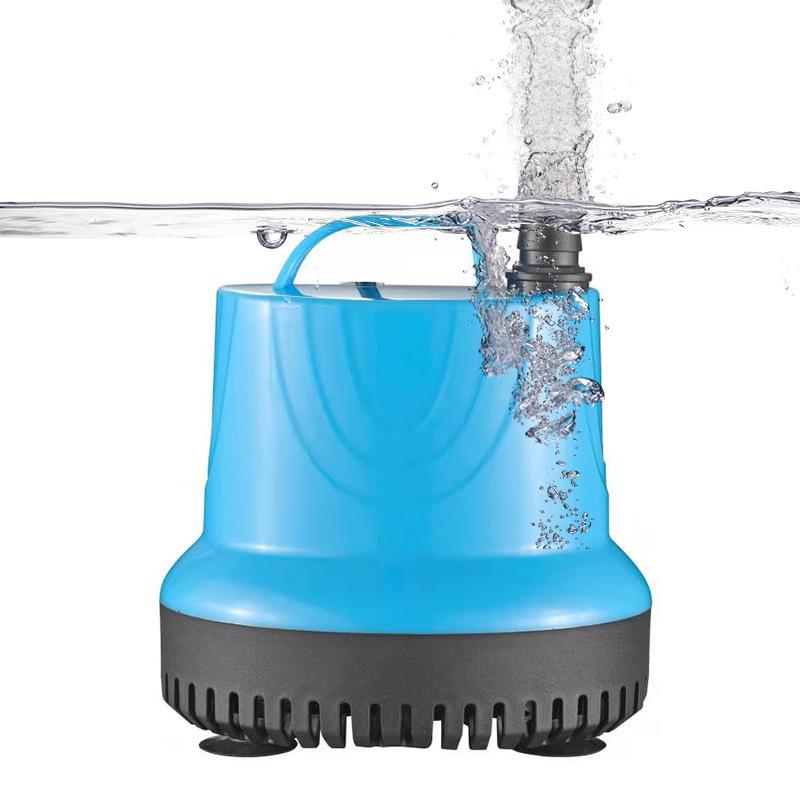 European-American 3-in-1 Submersible Aquarium Water Pump with Bottom Suction for Fish Tanks and Fountains
