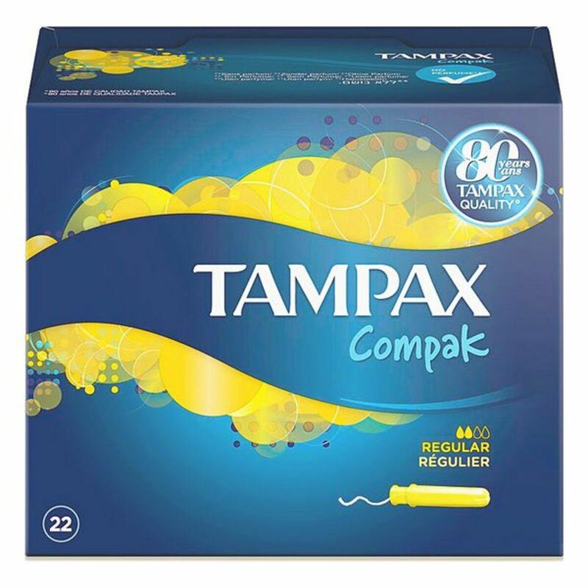 

COMPAK Tampax Tampax Compak Regular Тампоны (22 единицы) 22 единицы