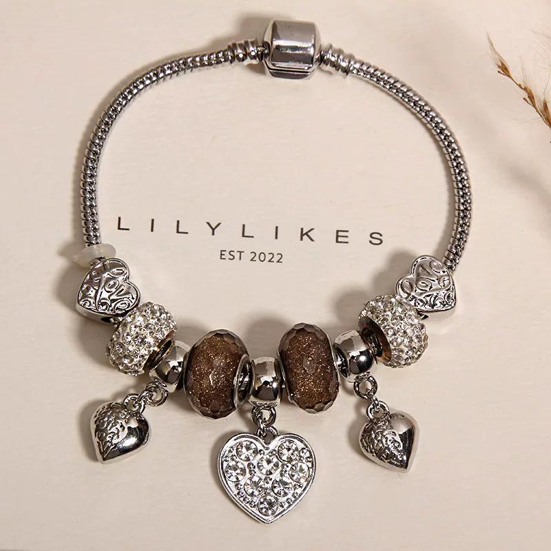 Elegant Women's Bracelet – Luxury Retro Beaded Design with Panjia Style for a High-End, Exquisite Feel.