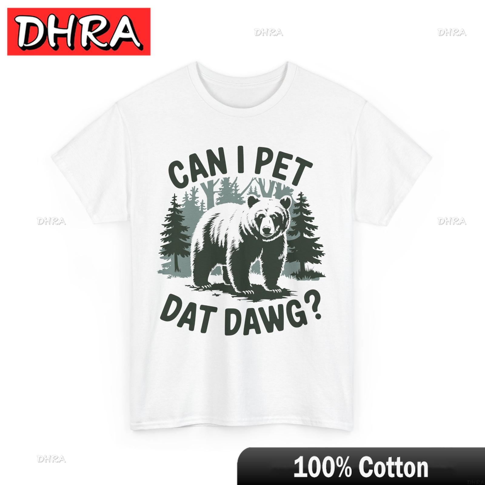 Can I Pet Dat Dawg TShirt Funny Puppy Joke Tee Viral Humor Pet Shirt Stylish Trendy Tshirts Urban Cool Funny TShirt Anime S