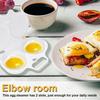 2 Eggs Microwave Oven Egg Poacher Plastic Poached Egg Steamer Kitchen Frying Egg Tool For Noodles Easy To Use And Clean