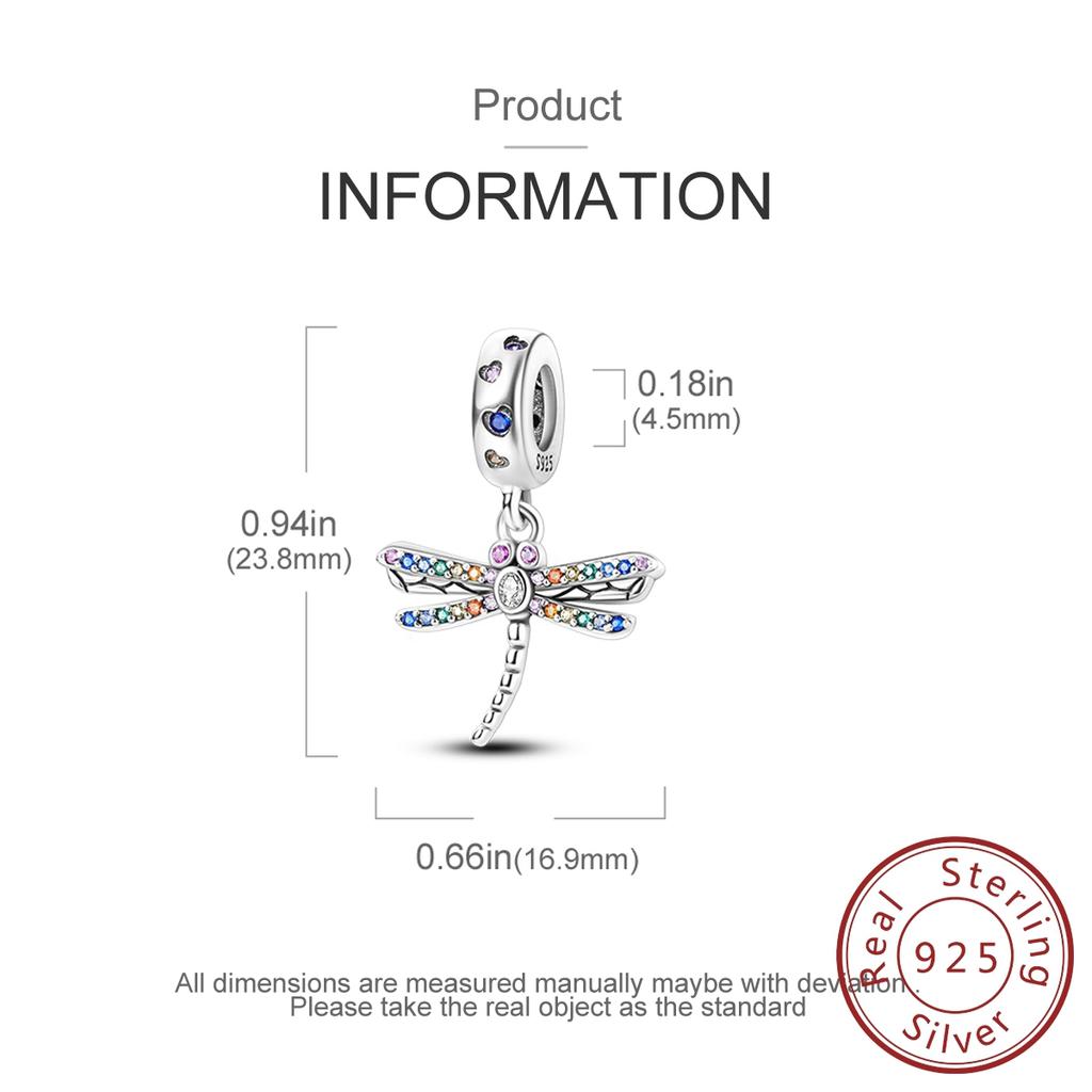 New In Copper Summer Dragonfly Pendant Charms Jewellery Fit Original Bracelet For Women Diy Gift
