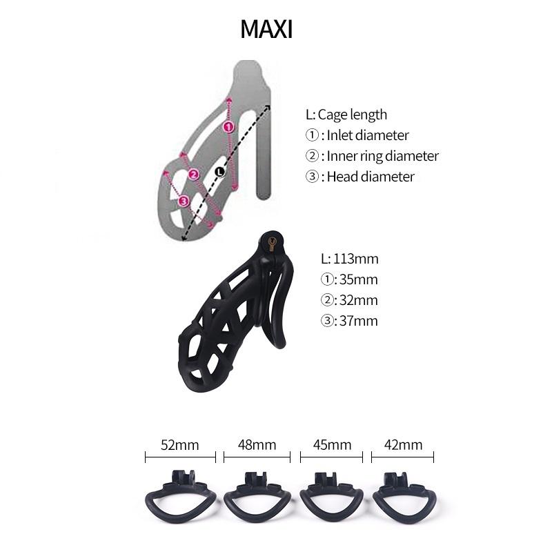 MoDi Sex Toys for Men Adult Male Chastity Cock Cage Penis Sleeve Cockrings Erotic Urethral Lock BDSM Bondage