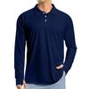 Men's Raglan Long Sleeve Golf Shirt UPF 50+ Lightweight Shirt