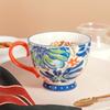 JOYYE Flower Wish Ceramic Mug with Spoon
