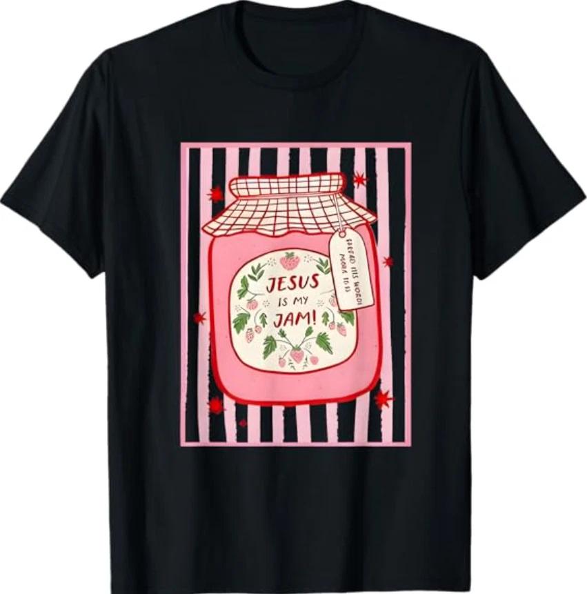 Jesus is My Jam Christian Faith Design Tee M