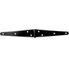 Iron Decorative Strap Hinge Black Shed Door Gate Hinges with Screws Heavy Duty Door Hinges for Outdoor Gates Fence